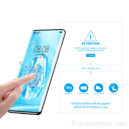 Protecteur d'écran hydrogel anti-bleu pour téléphones mobiles